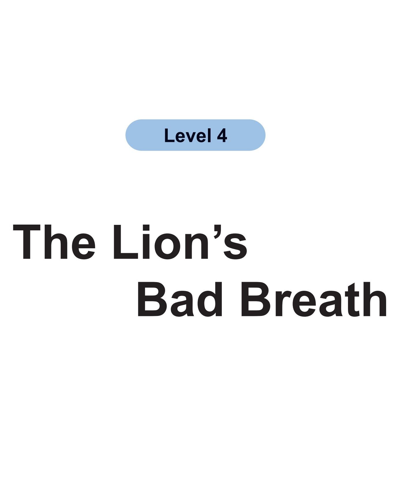 The Lion’s Bad Breath绘本故事第2页