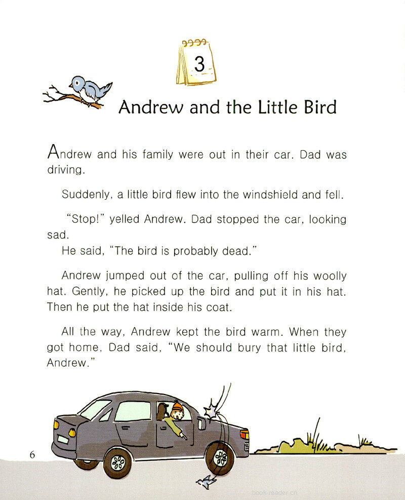 Andrew and the Little Bird绘本故事第2页