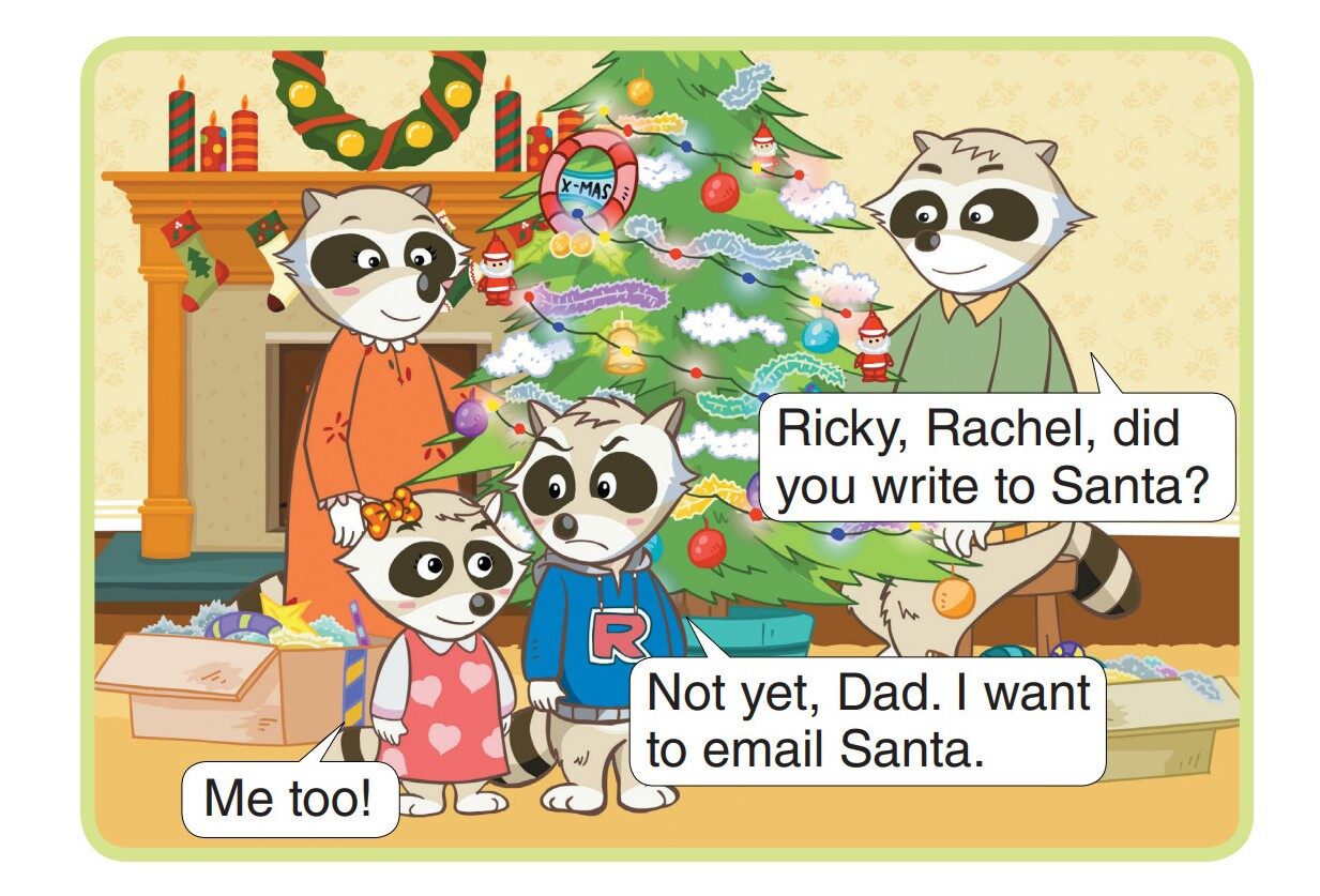 Getting Ready for Christmas绘本故事第5页