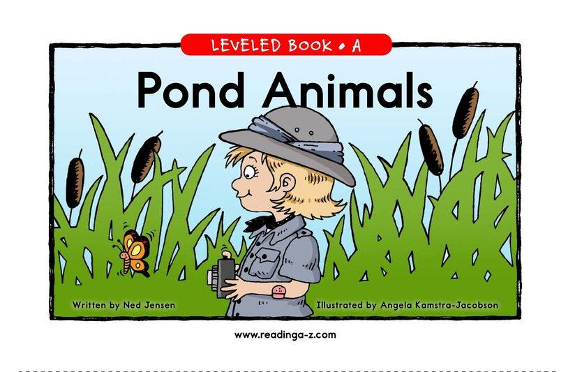 Pond Animals绘本故事第2页