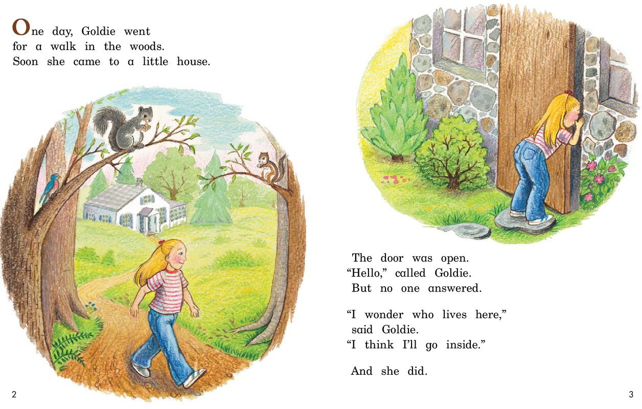 Goldie and the Three Bears绘本故事第3页