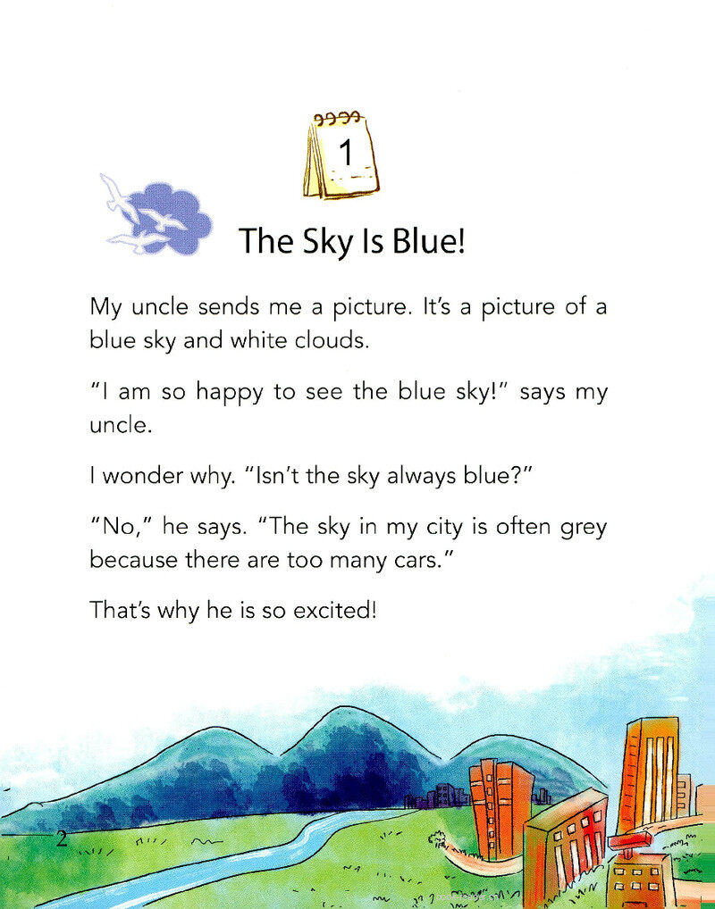 The Sky Is Blue!绘本故事第3页