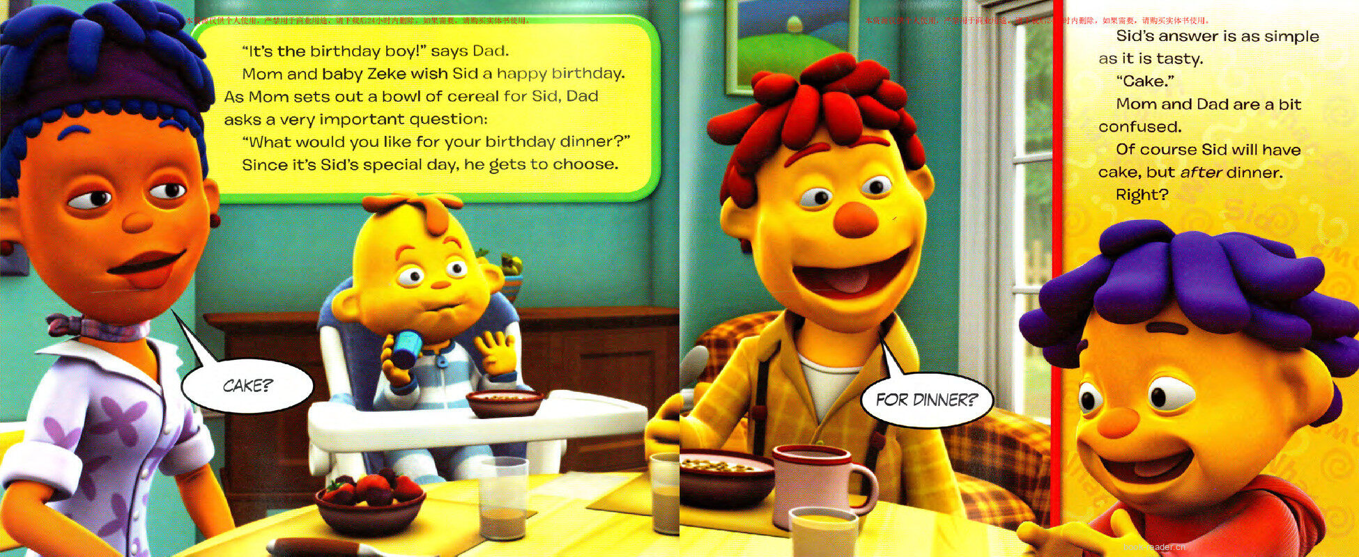 Why Can not I Have Cake for Dinner绘本故事第5页