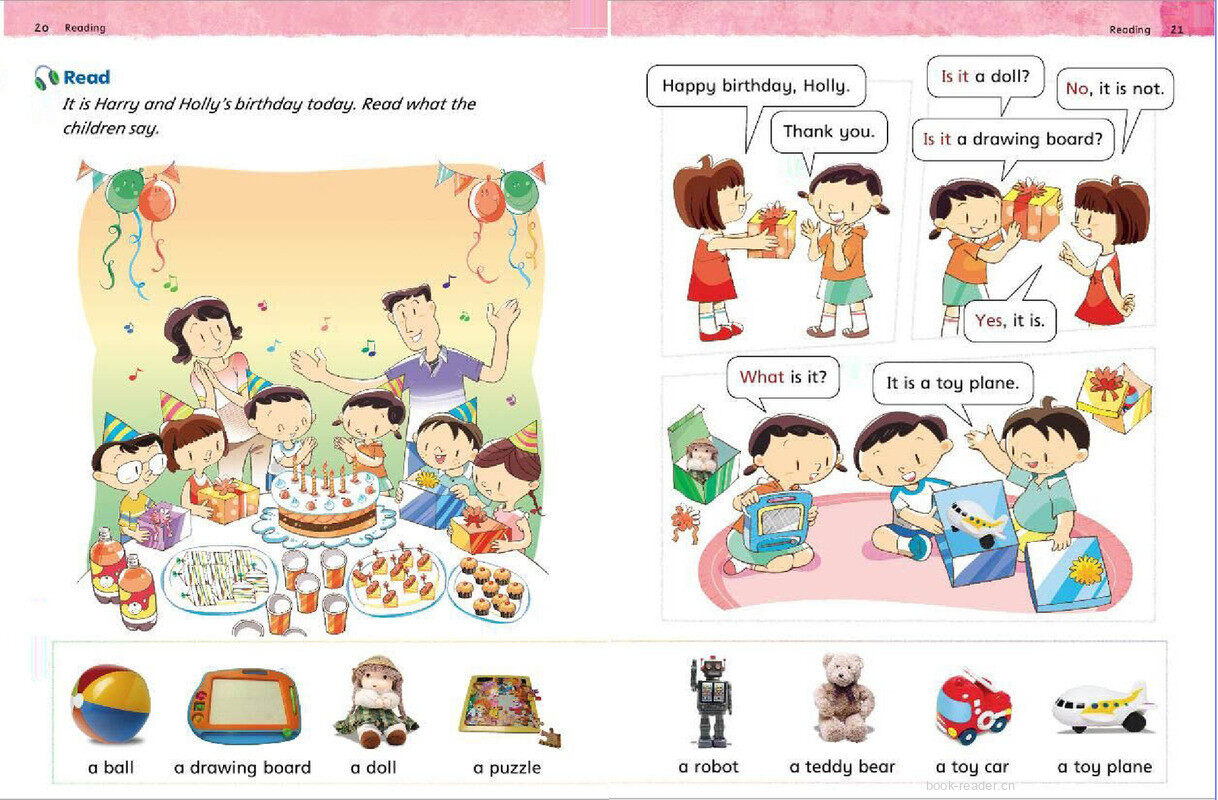 1A Unit 3 Happy birthday!绘本故事第3页