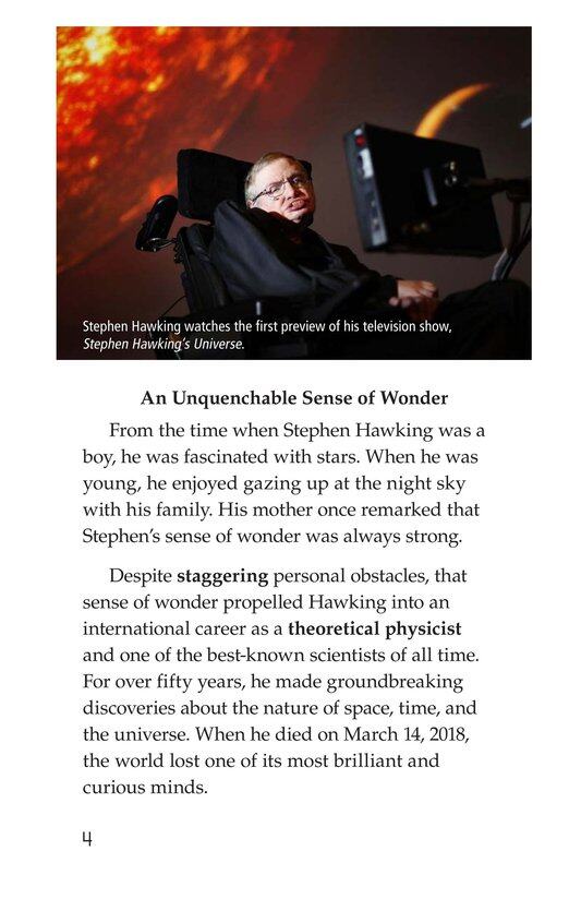 Stephen Hawking Traveling Through the Universe绘本故事第3页