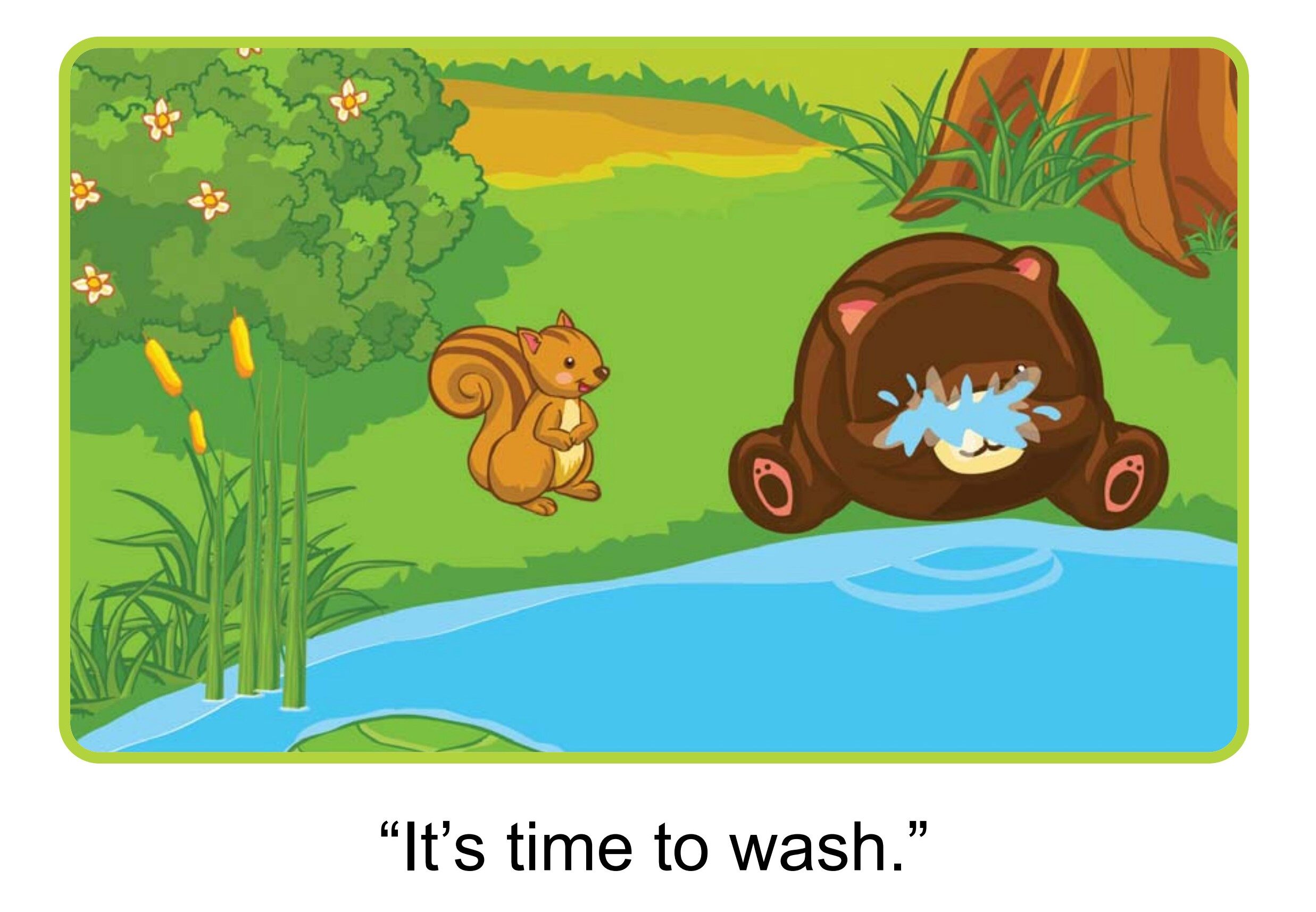 What Time Is It?绘本故事第5页