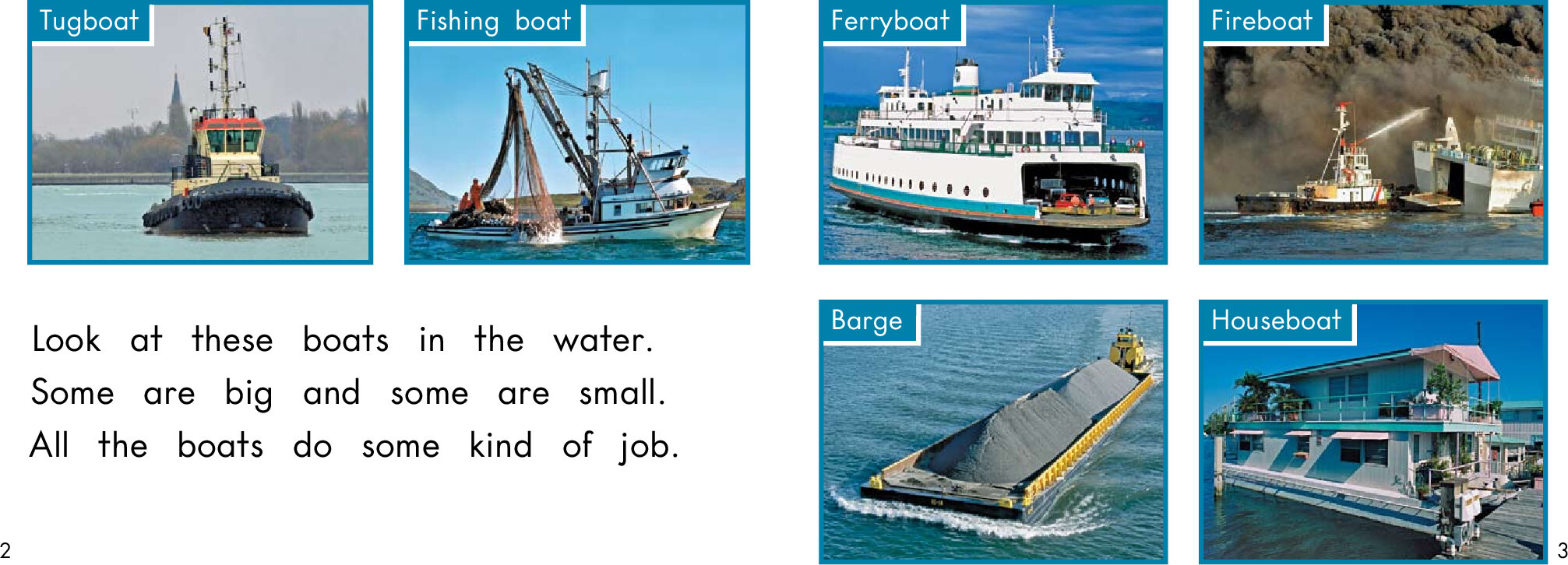 All About Boats绘本故事第3页