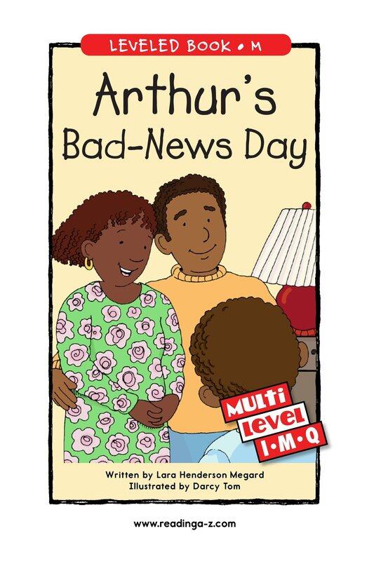 Arthur's Bad-News Day绘本故事第2页