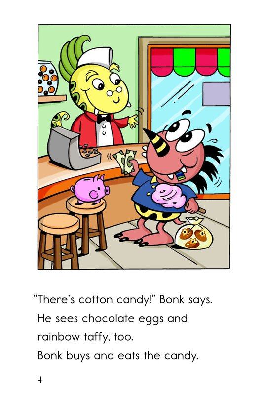 Bonk,the Healthy Monster绘本故事第4页