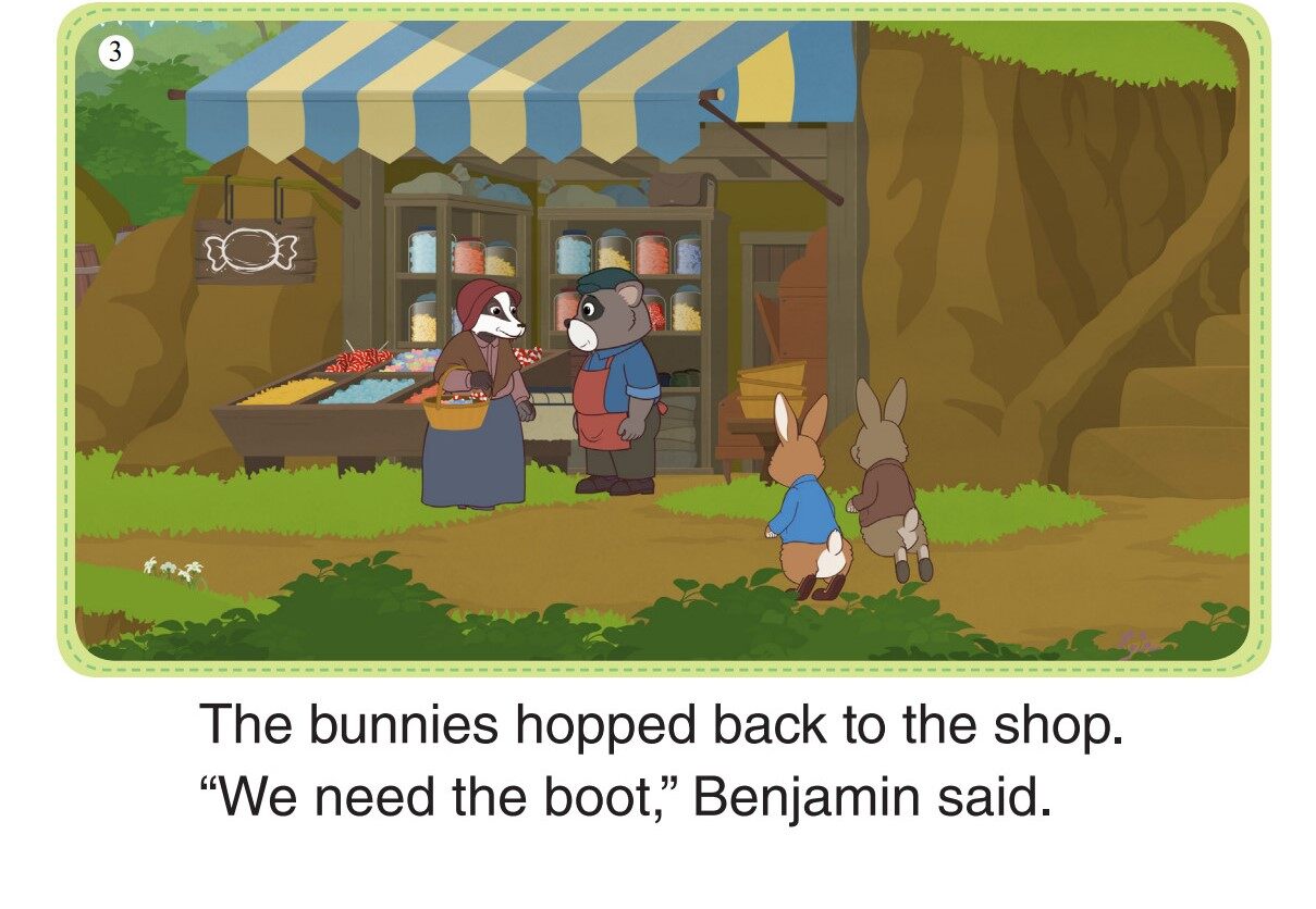 Peter and Benjamin Find a Boot 2-The Mouse's House绘本故事第5页