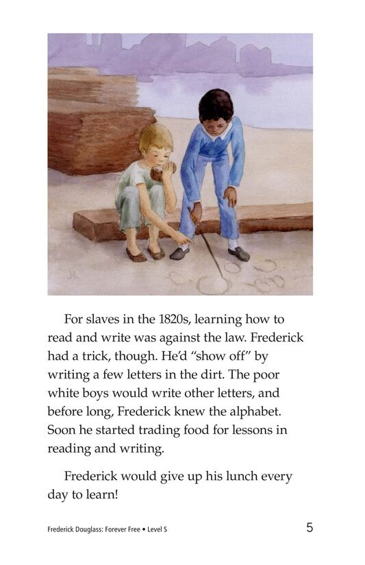 Frederick Douglass Forever Free绘本故事第4页