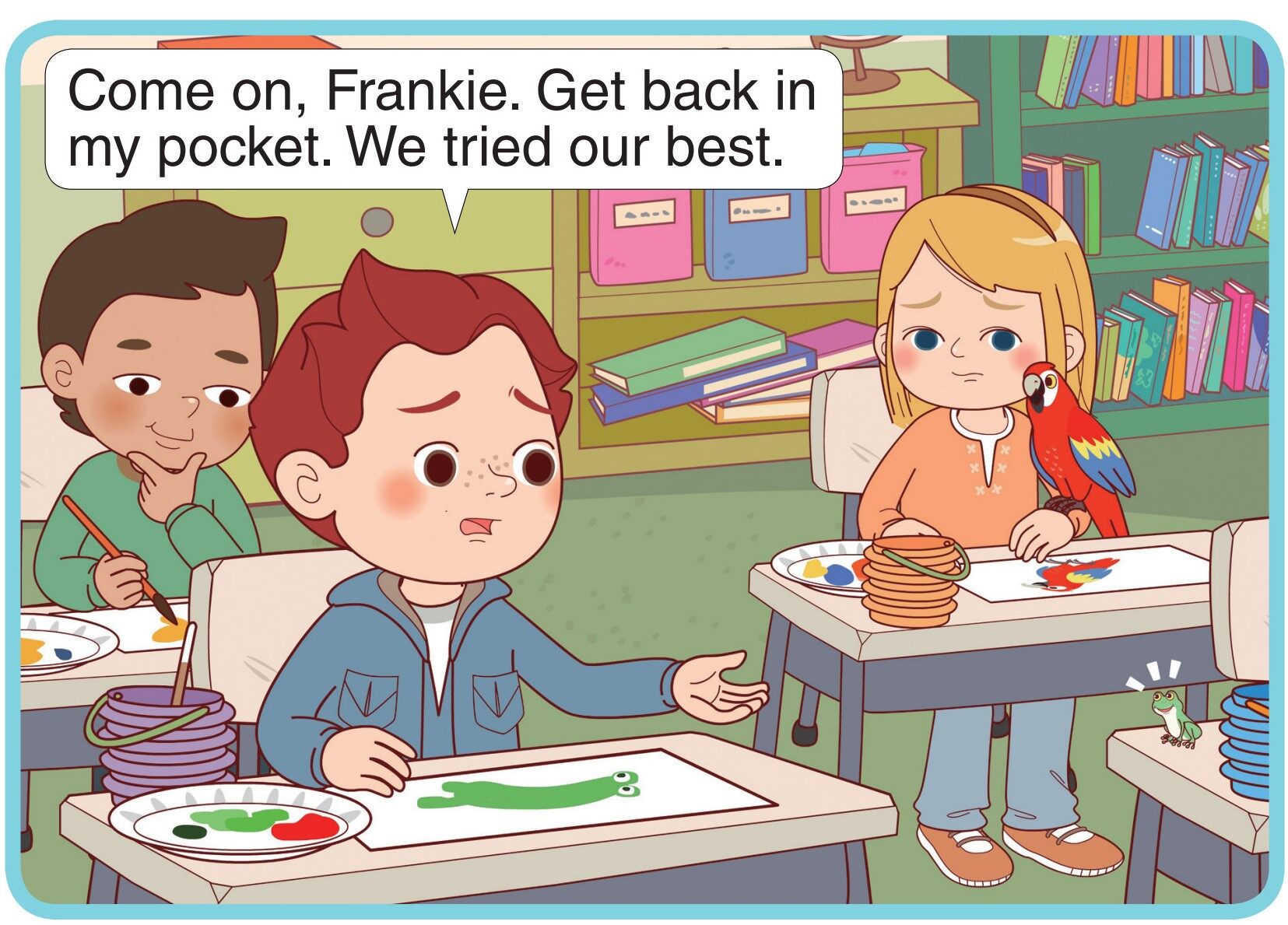 Frog Footprints绘本故事第4页