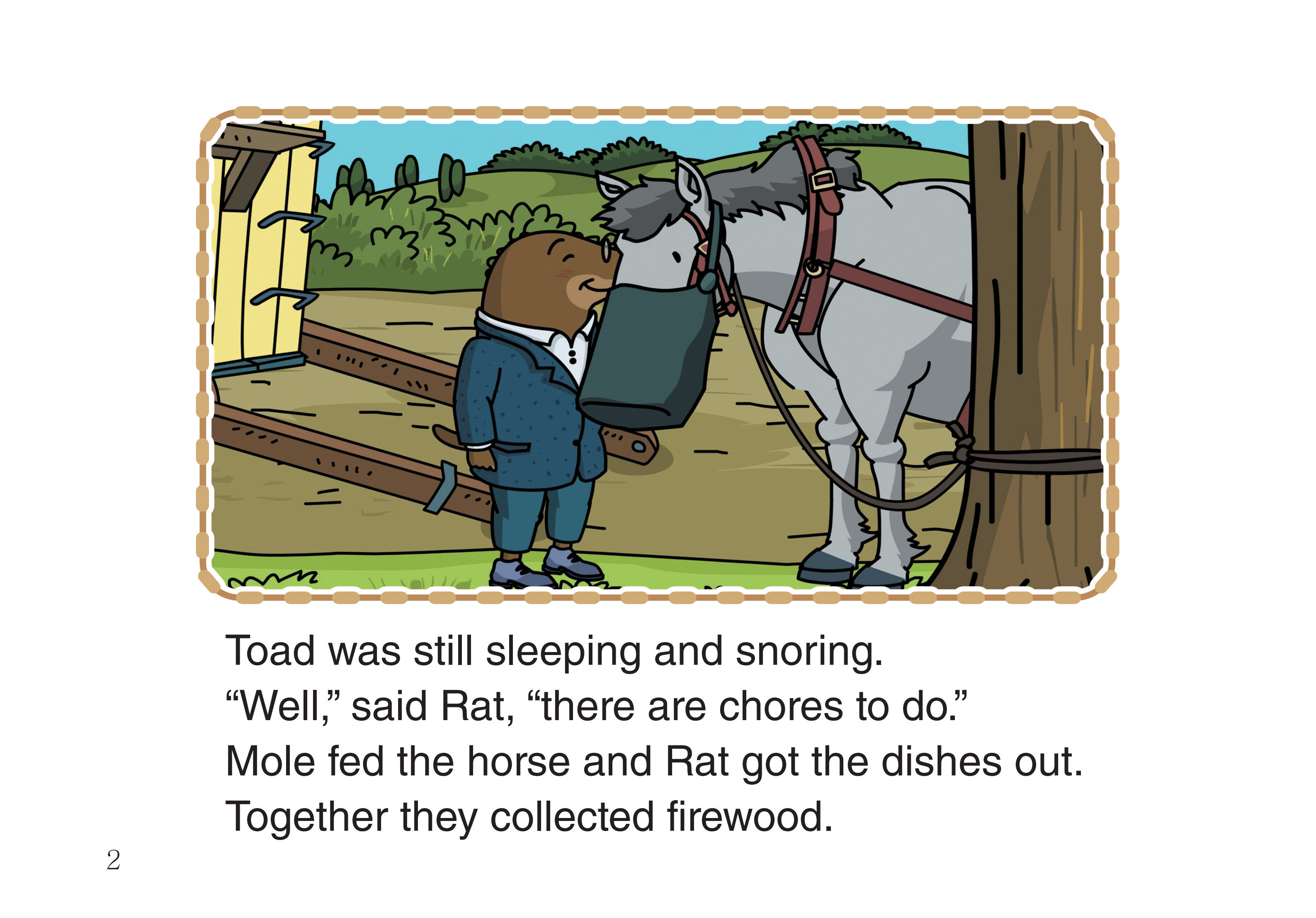 In a Ditch绘本故事第4页