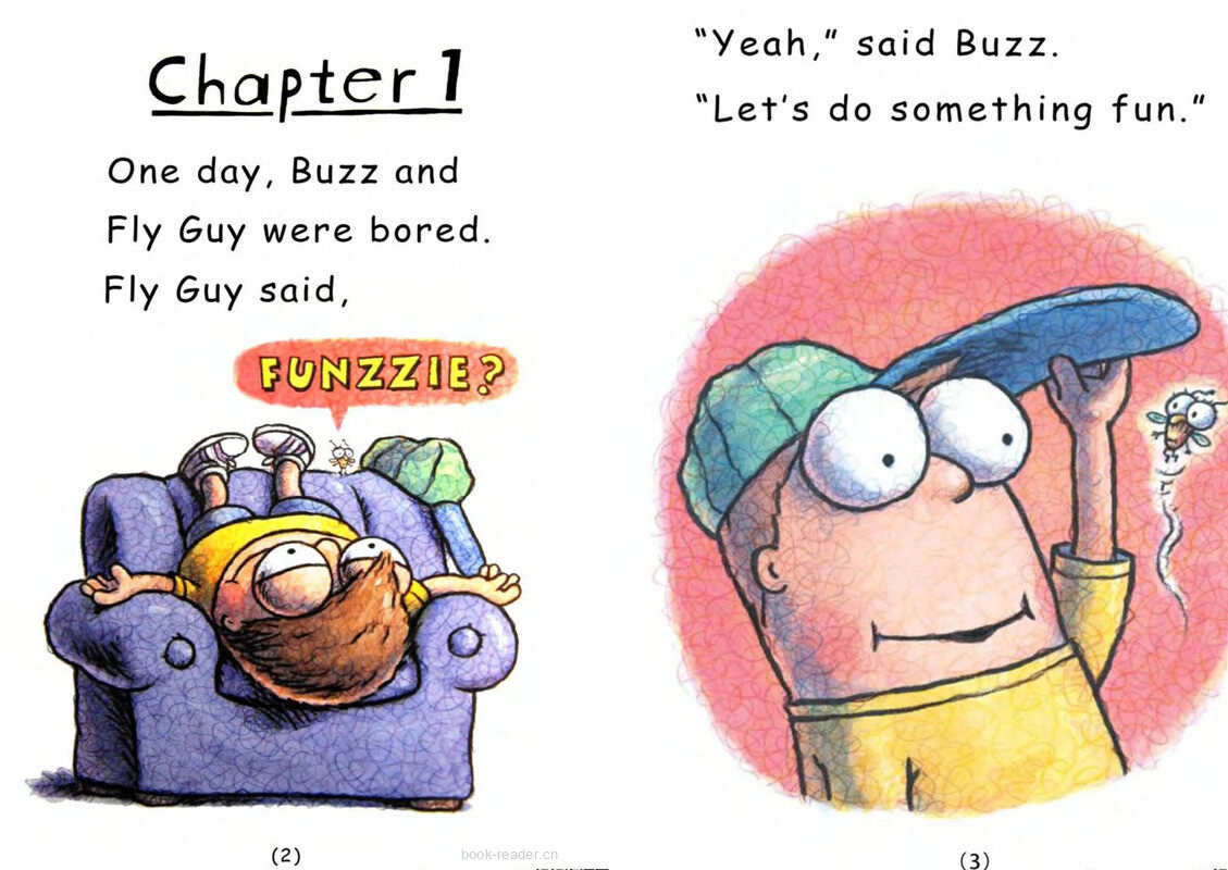 Fly Guy Meets Fly Girl 绘本故事第4页