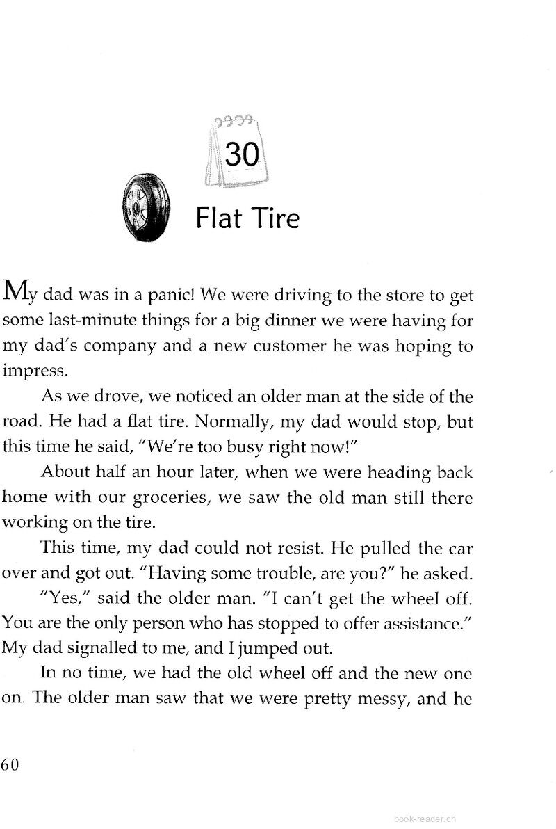 Flat Tire绘本故事第2页