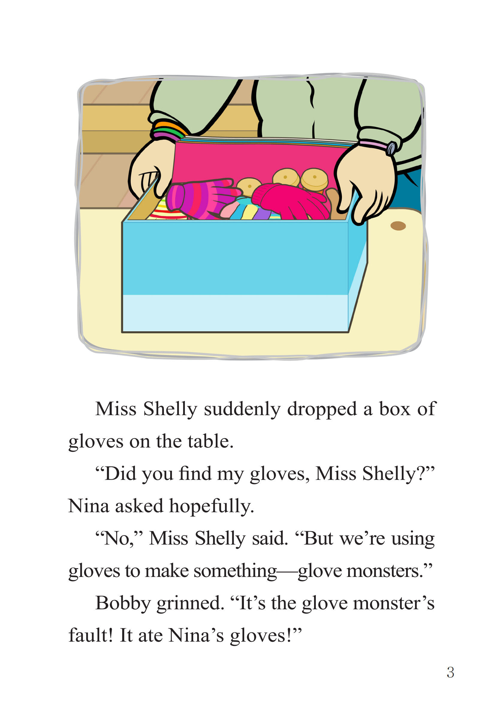 Glove Monsters绘本故事第5页