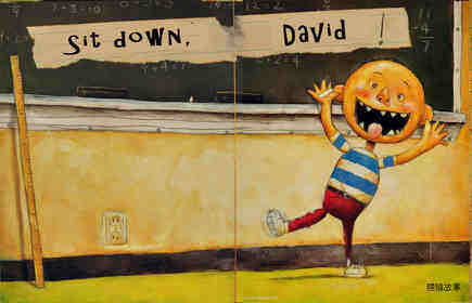 David Goes to School绘本故事第5页