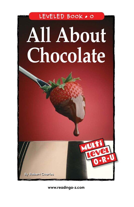 All About Chocolate绘本故事第2页