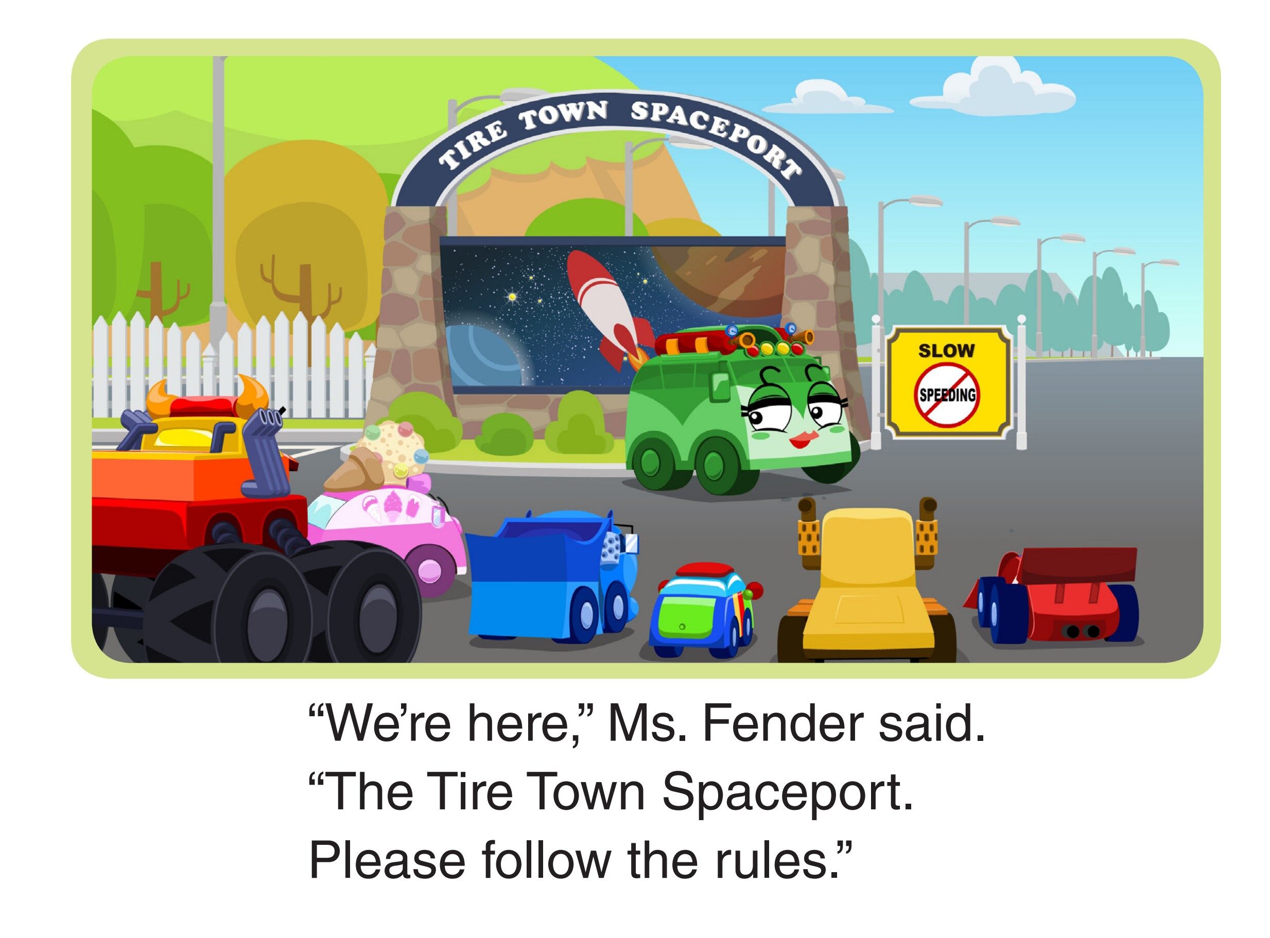 The Spaceport绘本故事第3页