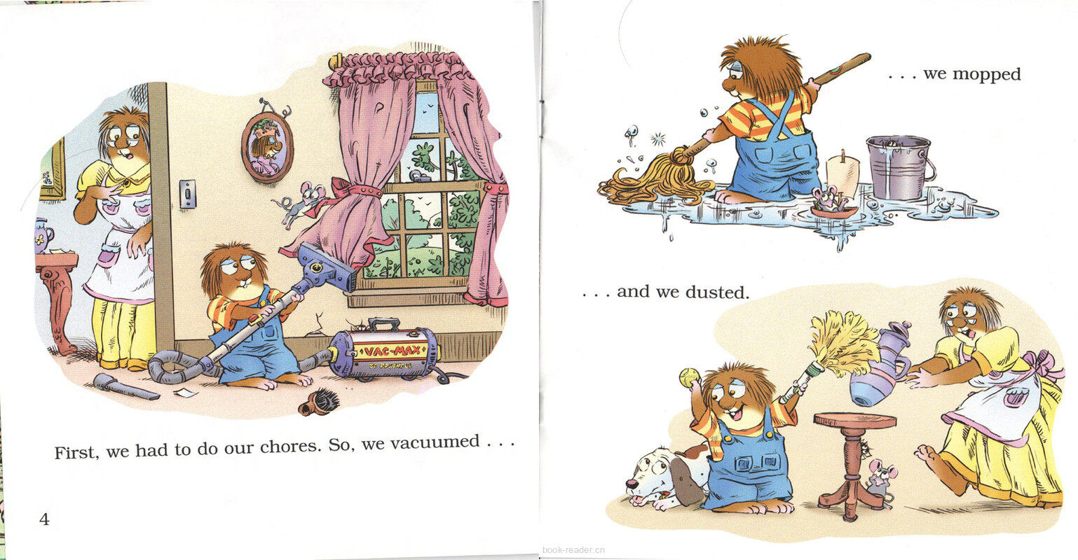 Bye-bye, Mom and Dad绘本故事第4页