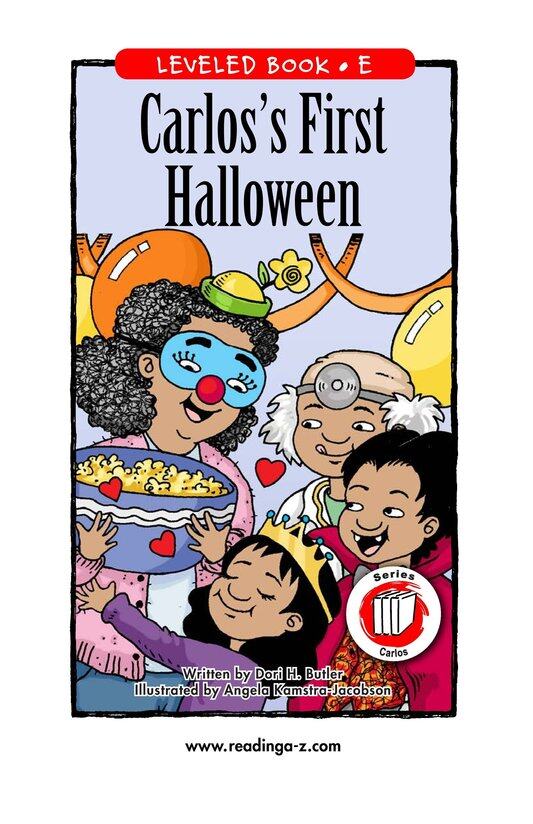 Carlos's First Halloween绘本故事第2页
