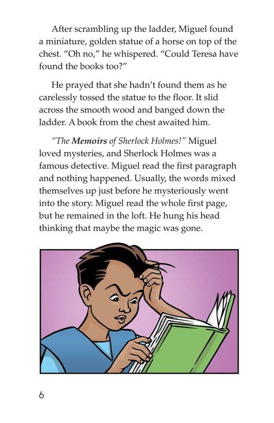 Sister Sleuth and the Silver Blaze绘本故事第5页