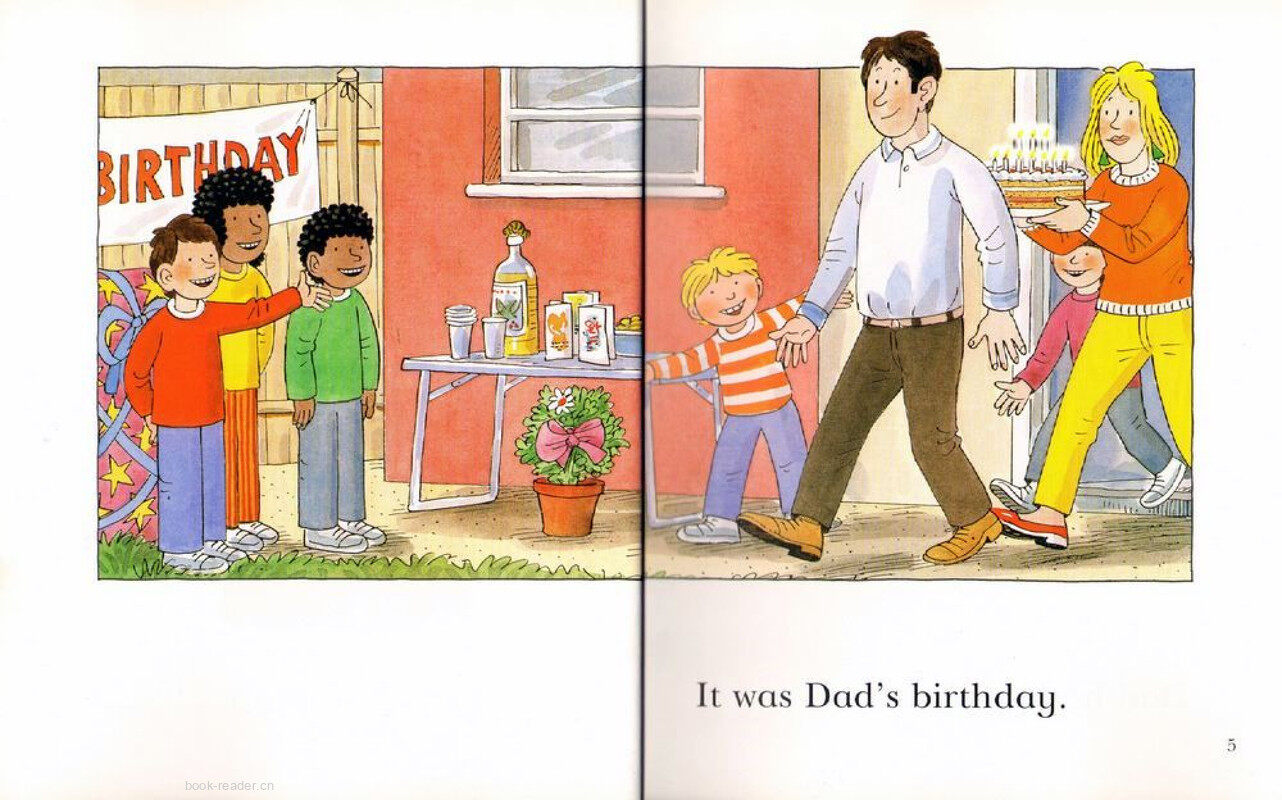 1C Dad's Birthday绘本故事第3页