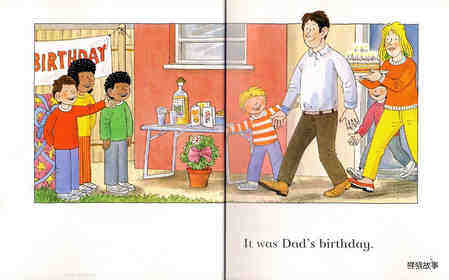 1C Dad's Birthday绘本故事第3页
