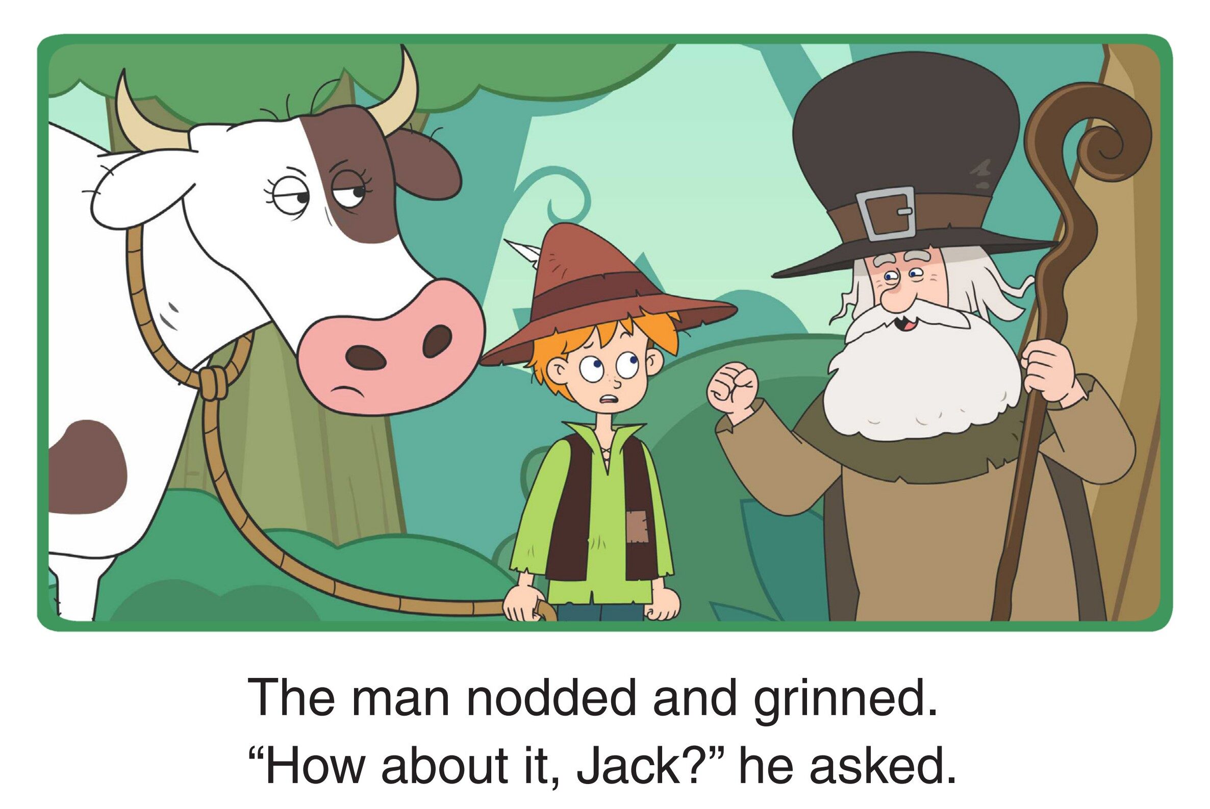 Five Beans for One Cow绘本故事第4页