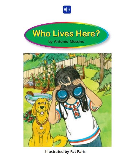 Who Lives Here绘本故事第2页