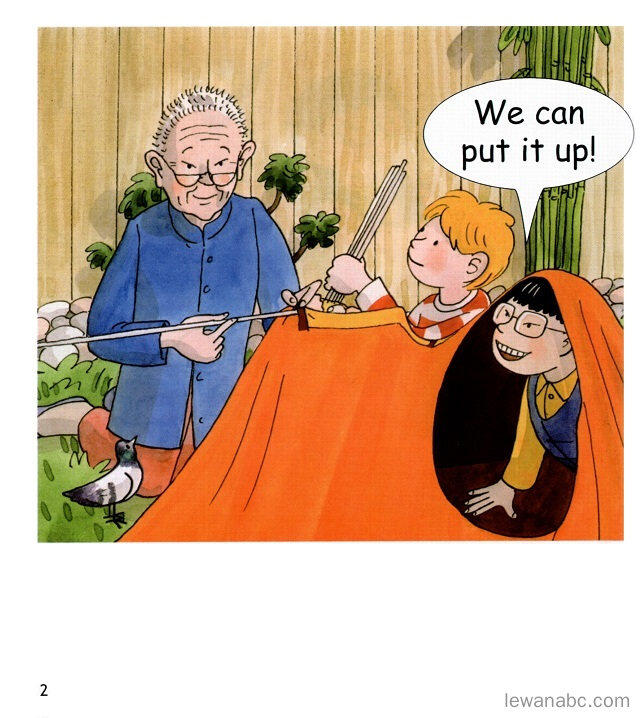 In the Tent!绘本故事第4页