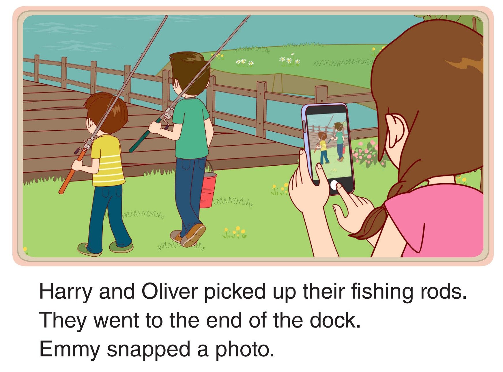 Going Fishing绘本故事第4页