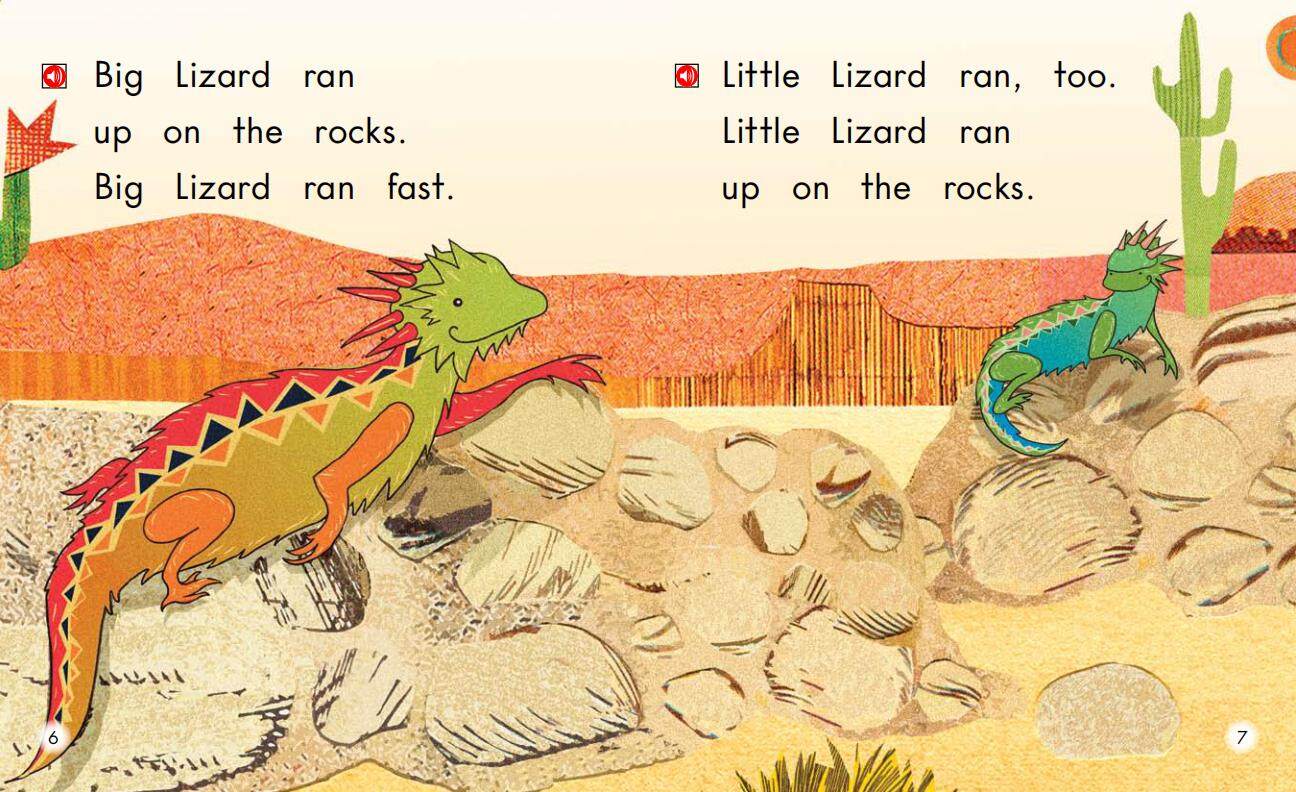 Big Lizard,Little Lizard绘本故事第5页