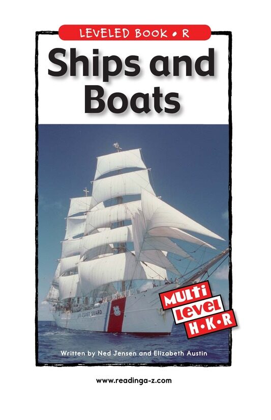 Ships and Boats绘本故事第2页