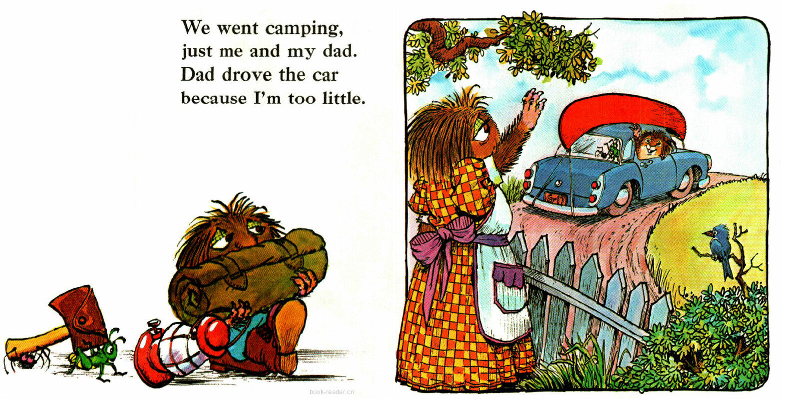 Just Me and My Dad绘本故事第3页