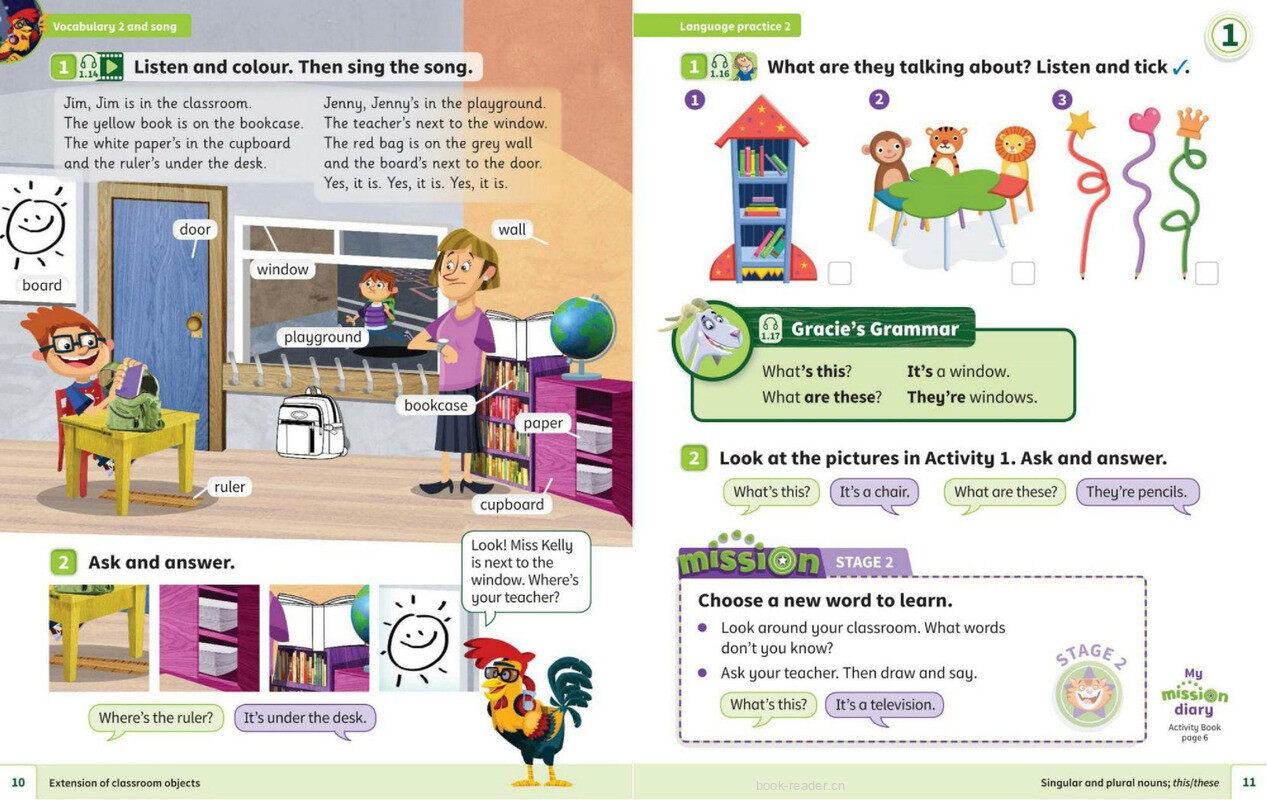 01 Our new school绘本故事第4页