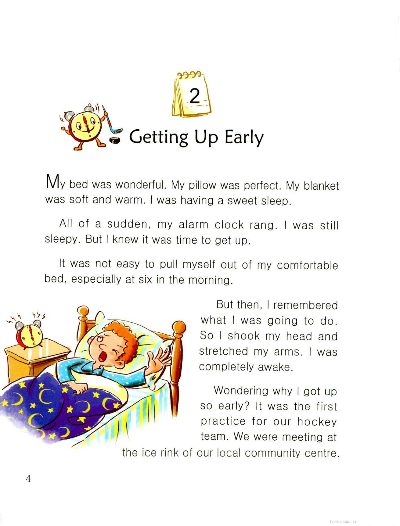 Getting Up Early绘本故事第2页