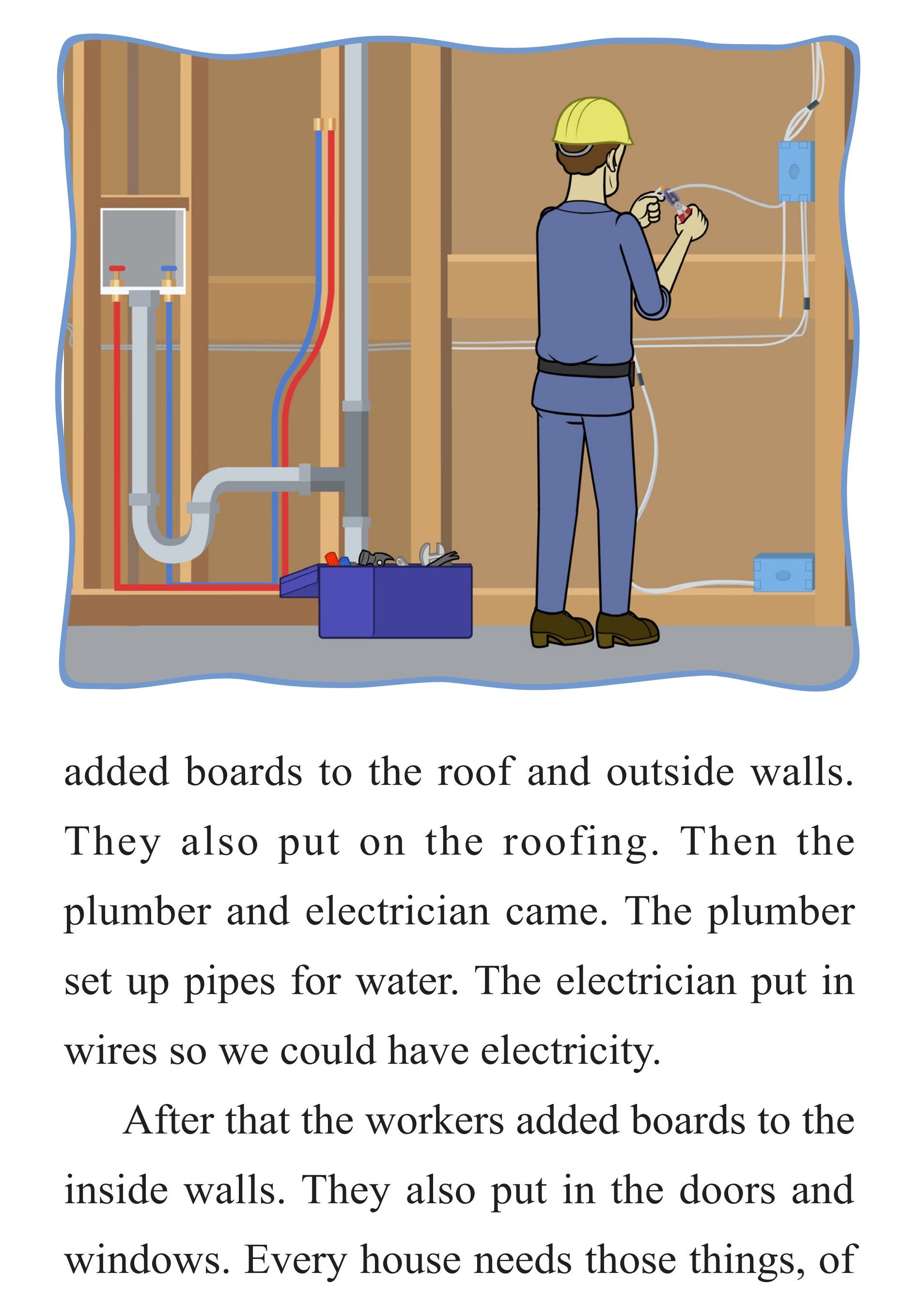 Building a House绘本故事第5页