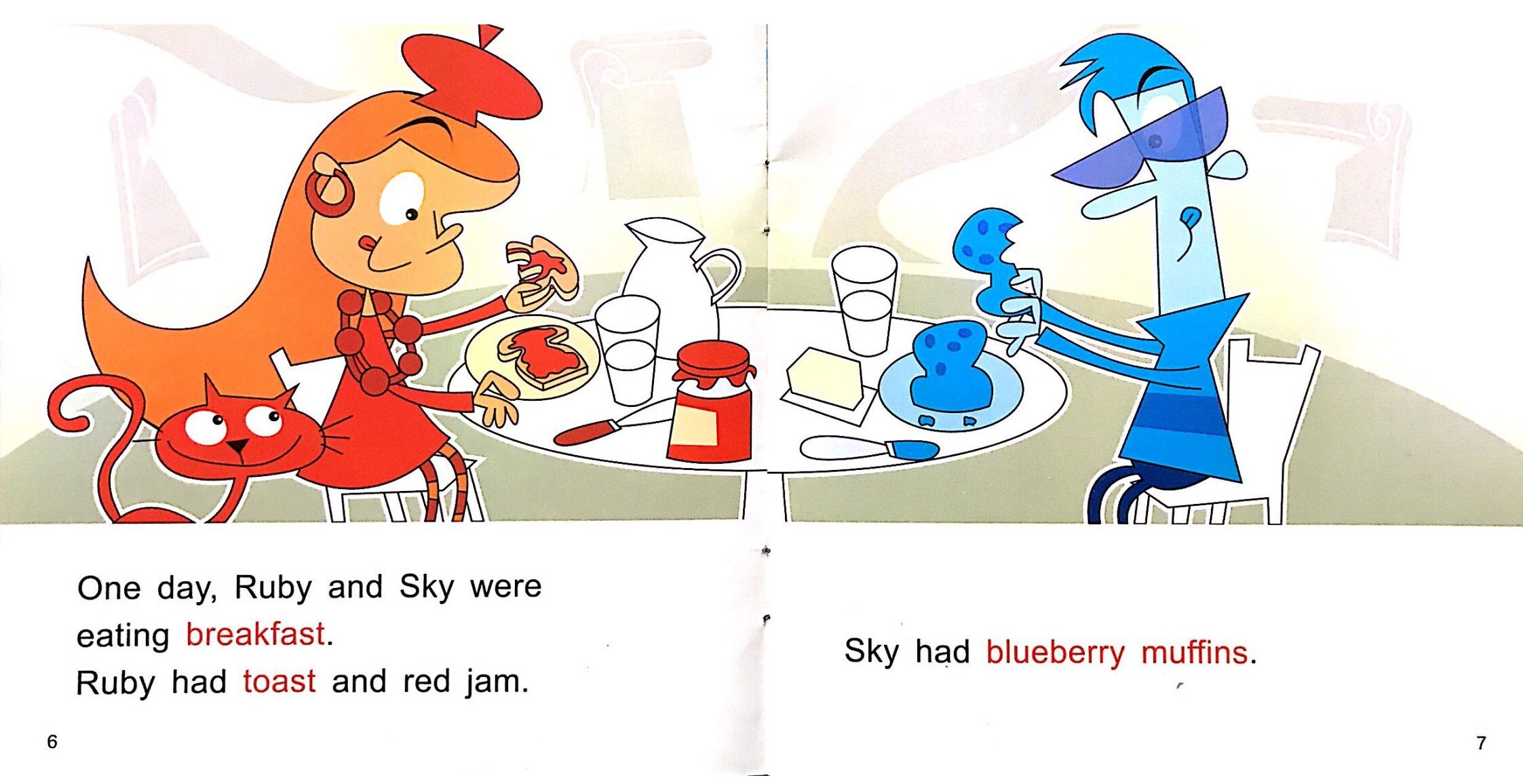 Ruby Red and Sky Blue绘本故事第5页