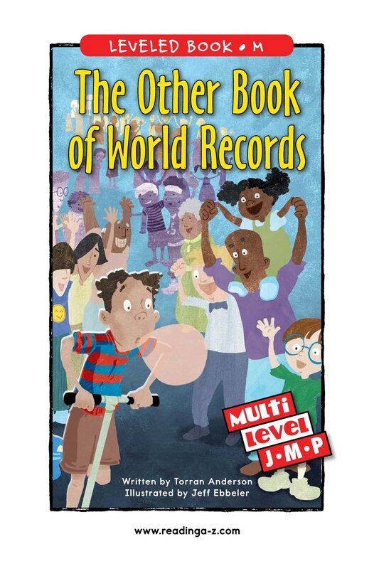 The Other Book of World Records绘本故事第2页