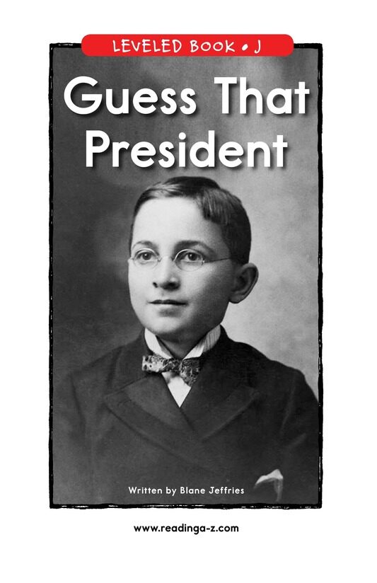 Guess That President绘本故事第2页