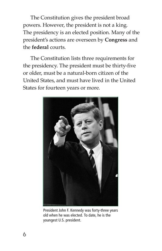 The Executive Branch绘本故事第5页