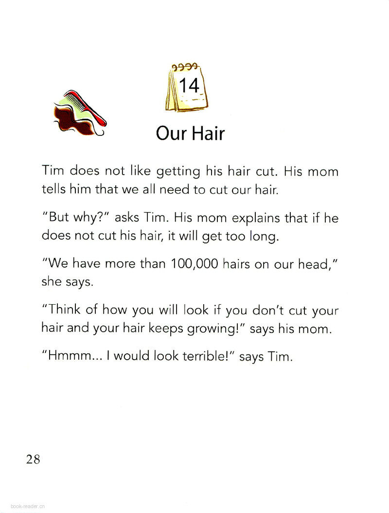 Our Hair绘本故事第2页