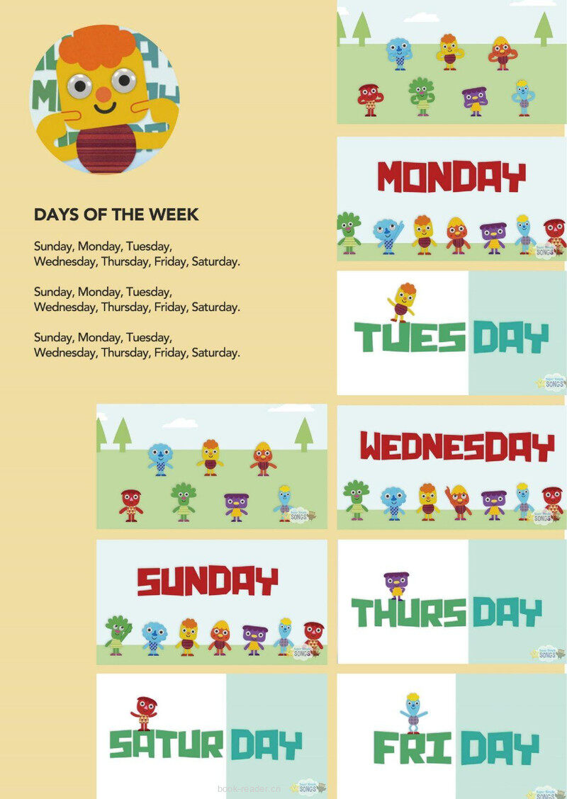 Days Of The Week绘本故事第2页