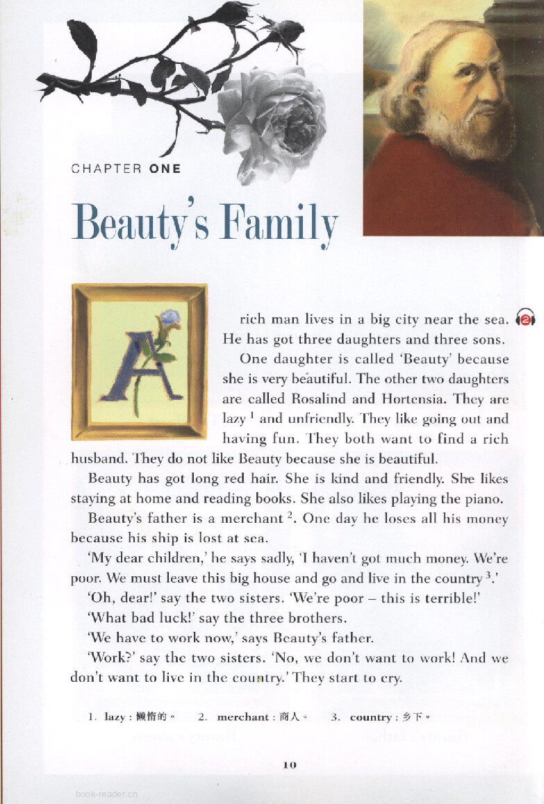 Beauty and the Beast绘本故事第3页