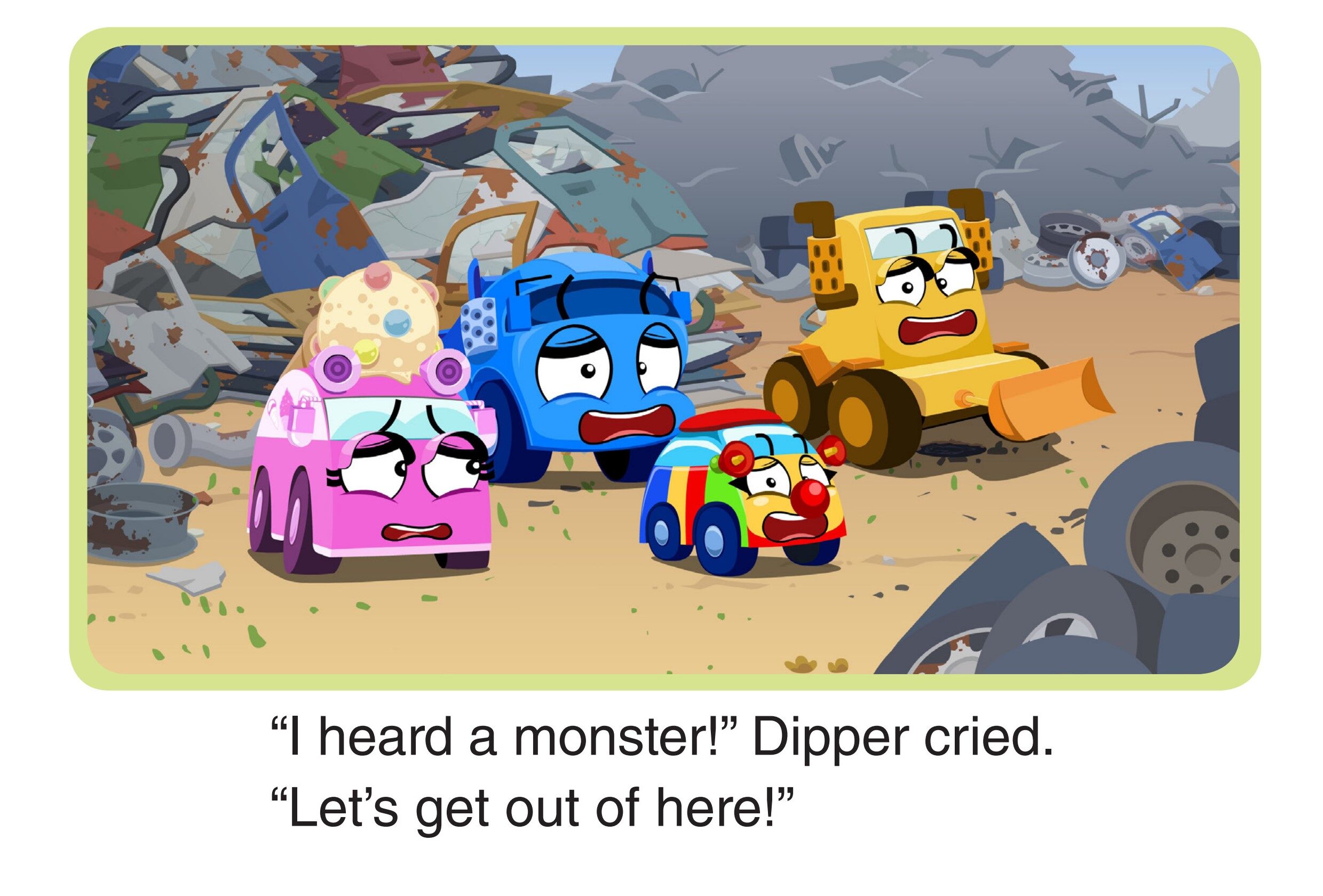 A Monster?绘本故事第2页