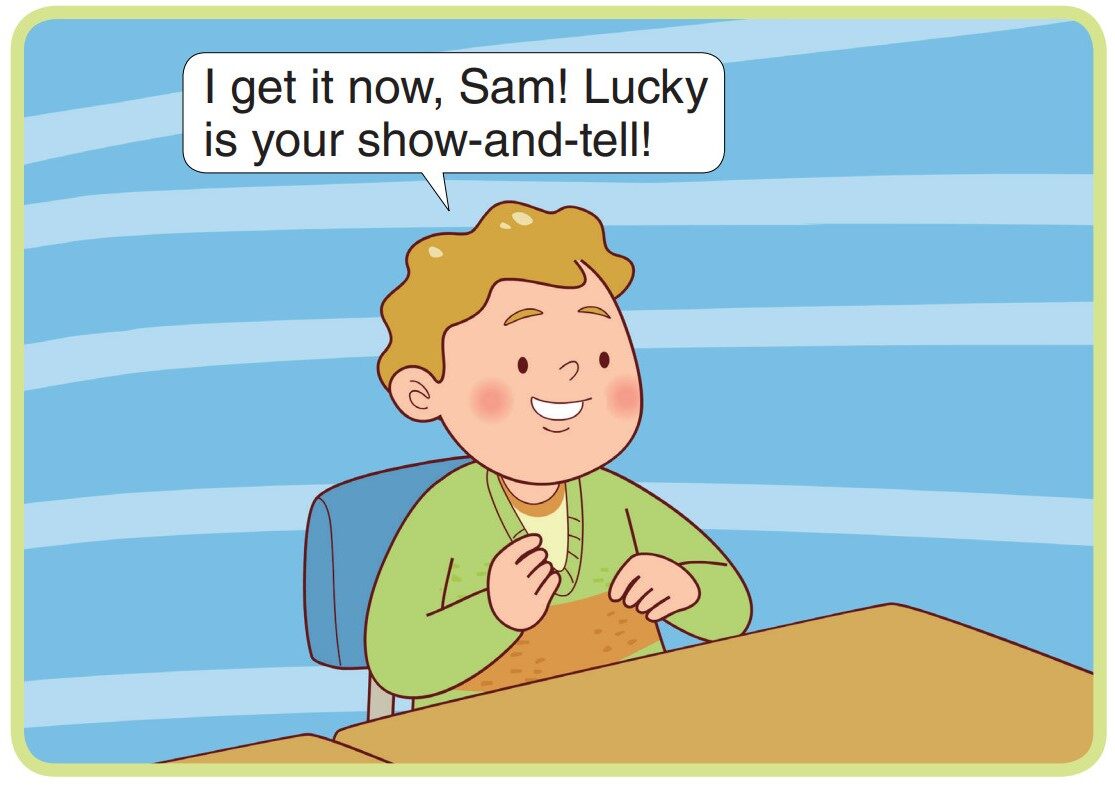 Lucky Acts Up绘本故事第2页