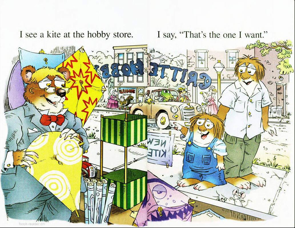 Just a kite绘本故事第3页