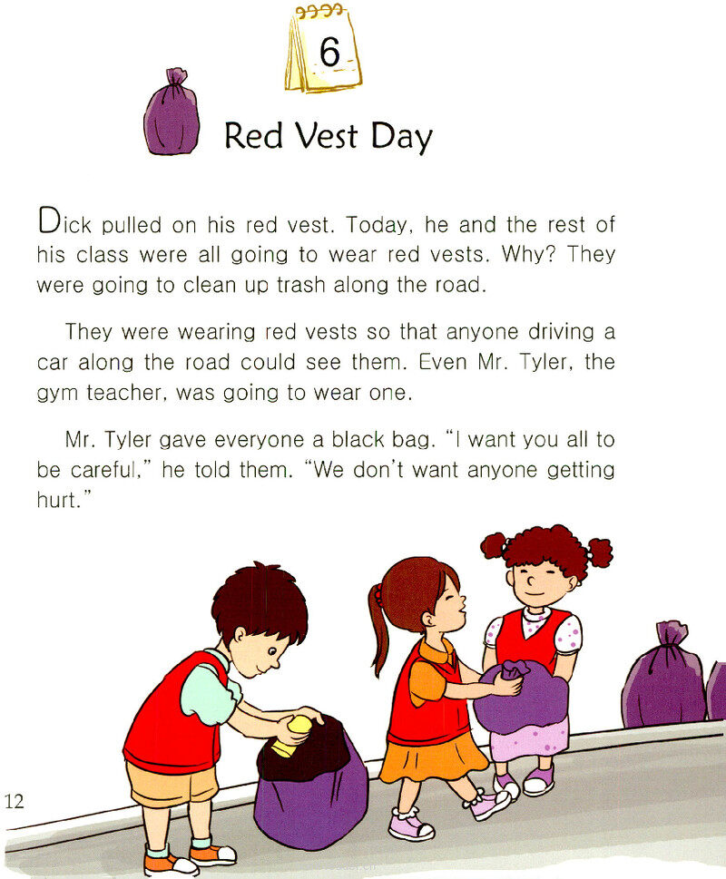 Red Vest Day绘本故事第2页