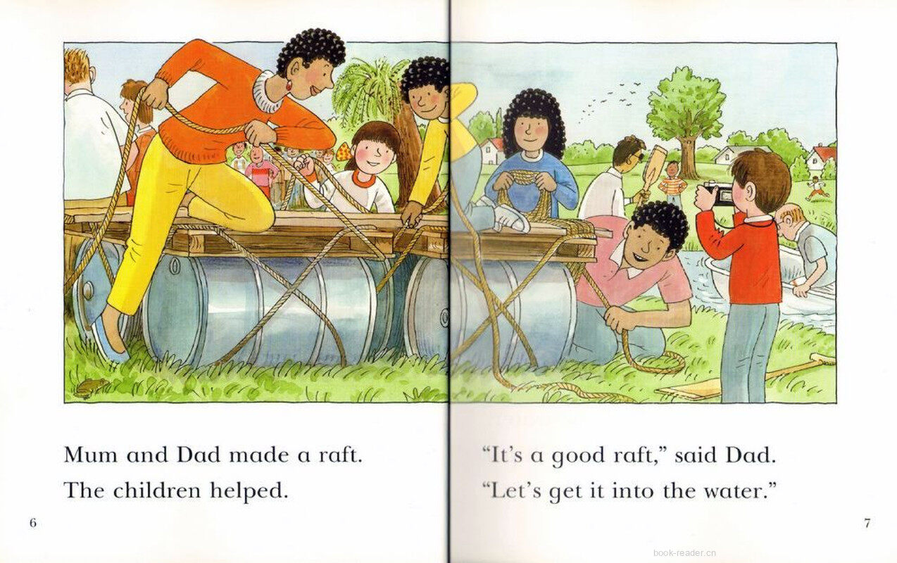 3B The Raft Race绘本故事第4页